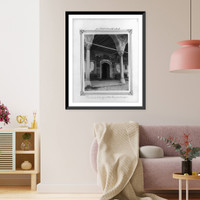Historic Framed Print, [View of the Orta Kapisi (Middle Gate) in the Imperial Topkapi Sarayi (palace)].Abdullah Fr&egrave;res.,  17-7/8" x 21-7/8"
