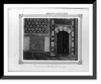 Historic Framed Print, [Interior view of the Imperial Topkapi Sarayi (palace)],  17-7/8" x 21-7/8"