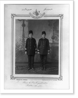 Students, private school Rehber-i Marifet.Abdullah Fr&egrave;res, photographes de S.M.I. le Sultan. Classic, Vintage Poster