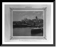 Historic Framed Print, [View of Galata and the (Imperial) Ottoman Bank].Constantinople, Abdullah Fr&egrave;res. - 2,  17-7/8" x 21-7/8"