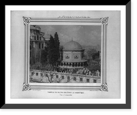 Historic Framed Print, [Exterior view of the Mausoleum of Sultan S&uuml;leyman].Constantinople, Abdullah Fr&egrave;res. - 2,  17-7/8" x 21-7/8"