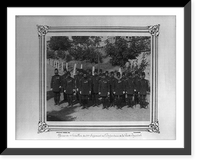 Historic Framed Print, [Officers of the First Battalion of the Fifth Infantry Regiment of the Imperial Guard].Abdullah Fr&egrave;res, Phot., Constantinople.,  17-7/8" x 21-7/8"