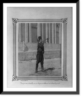 A bugler of the First Battalion of the First Albanian Regiment of the Imperial Guard.Abdullah Fr&egrave;res, Phot., Constantinople, Antique Poster
