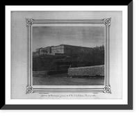 The barracks of the Sultan's private musicians at Dolmabah&ccedil;e (general view).Abdullah Fr&egrave;res, Phot., Constantinople, Historic Reproduction