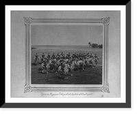 Cavalry officers of the Ertugrul Regiment of the Imperial Guard.Constantinople, Abdullah Fr&egrave;res, Historic Print