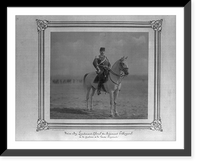 Naim Bey, Lieutenant Colonel in the Ertugrul Cavalry Regiment of the Imperial Guard.Constantinople, Abdullah Fr&egrave;res, Antique Poster