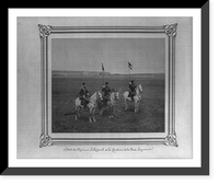 Soldiers of the Ertugrul Cavalry Regiment of the Imperial Guard.Constantinople, Abdullah Fr&egrave;res, Antique Print
