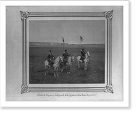Soldiers of the Ertugrul Cavalry Regiment of the Imperial Guard.Constantinople, Abdullah Fr&egrave;res, Antique Print