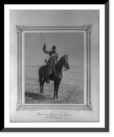 Historic Framed Print, [A soldier of the First Regiment of Lancers of the Imperial Guard].Abdullah Fr&egrave;res, Phot., Constantinople. - 2,  17-7/8" x 21-7/8"