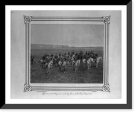 Historic Framed Print, [Officers of the Second Cavalry Regiment of the Imperial Guard].Abdullah Fr&egrave;res, Phot., Constantinople.,  17-7/8" x 21-7/8"