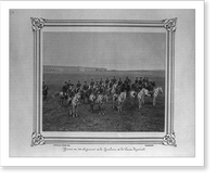 Historic Framed Print, [Officers of the Second Cavalry Regiment of the Imperial Guard].Abdullah Fr&egrave;res, Phot., Constantinople.,  17-7/8" x 21-7/8"