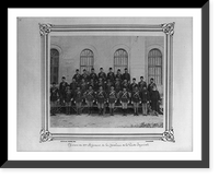 Historic Framed Print, [Officers of the Second Cavalry Regiment of the Imperial Guard].Abdullah Fr&egrave;res, Phot., Constantinople. - 2,  17-7/8" x 21-7/8"
