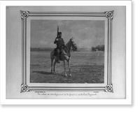 Historic Framed Print, [A soldier of the Second Cavalry Regiment of the Imperial Guard].Abdullah Fr&egrave;res, Phot., Constantinople.,  17-7/8" x 21-7/8"