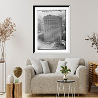Historic Framed Print, Flatiron Bldg from Met. Life Tower, Copyright G.G. Bain, New York.G.G.Bain,  17-7/8" x 21-7/8"