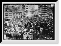 Historic Framed Print, Mayday Crowd - Union Sq.,  17-7/8" x 21-7/8"