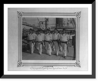 Historic Framed Print, [The crew of the Imperial Ironclad Frigate Asar-i Tevfik].Constantinople, Abdullah Fr&egrave;res.,  17-7/8" x 21-7/8"