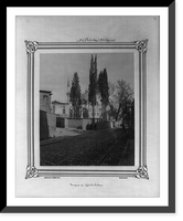 Historic Framed Print, [Exterior view of the Zeyneb Sultan Camii (mosque)].Abdullah Fr&egrave;res, Phot., Constantinople.,  17-7/8" x 21-7/8"
