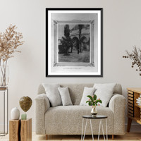 Historic Framed Print, [The courtyard of Sultan Selim (I) Camii (mosque)].Abdullah Fr&egrave;res, Phot., Constantinople. - 2,  17-7/8" x 21-7/8"