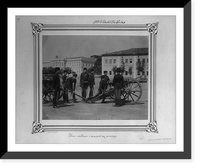 Historic Framed Print, [Target drills of the students of the Tophane school (Imperial School of Artillery)].Abdullah Fr&egrave;res, Constantinople. - 2,  17-7/8" x 21-7/8"