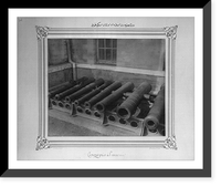 The ancient cannons captured from foreign states.Abdullah Fr&egrave;res, Constantinople. - 3 Classic, Historic Print