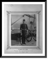 Lt. Colonel Muhiddin Bey, captain of the Imperial Ironclad Frigate Necmi Sevket.Constantinople, Abdullah Fr&egrave;res, Vintage Poster