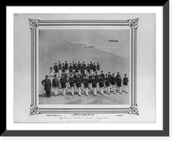 Historic Framed Print, [The students of the Navy class in the Imperial Naval Academy exercising with rifles].Abdullah Fr&egrave;res, Phot., Constantinople.,  17-7/8" x 21-7/8"