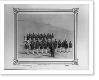 Historic Framed Print, [The students of the Navy class in the Imperial Naval Academy exercising with rifles].Abdullah Fr&egrave;res, Phot., Constantinople. - 2,  17-7/8" x 21-7/8"
