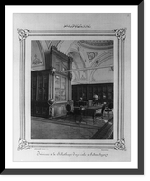 The interior of the Sultan Beyazit Public Library.Abdullah Fr&egrave;res, Phot., Constantinople, Historic Print