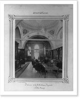 The interior view of the Sultan Beyazit Public Library.Abdullah Fr&egrave;res, Phot., Constantinople. - 2, Antique Print