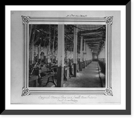 Interior view of the tools of production workshop.Constantinople, Abdullah Fr&egrave;res, Antique Print