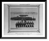 A group photograph of the Second Armed Batallion of the Fire Brigade.Constantinople, Abdullah Fr&egrave;res. Classic, Antique Wall Art