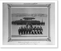 A group photograph of the Second Armed Batallion of the Fire Brigade.Constantinople, Abdullah Fr&egrave;res. Classic, Antique Wall Art