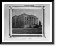 Historic Framed Print, [The front view of the Ma&ccedil;ka police station].Constantinople, Abdullah Fr&egrave;res.,  17-7/8" x 21-7/8"