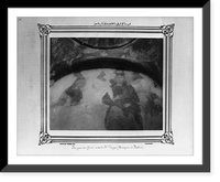 Historic Framed Print, [A part of a wall inside of the Kariye Camii (mosque)].Abdullah Fr&egrave;res, Phot., Constantinople.,  17-7/8" x 21-7/8"