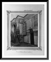Historic Framed Print, [A section of the minbar inside of the Kariye Camii (mosque)].Abdullah Fr&egrave;res, Phot., Constantinople.,  17-7/8" x 21-7/8"