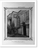 Historic Framed Print, [A section of the minbar inside of the Kariye Camii (mosque)].Abdullah Fr&egrave;res, Phot., Constantinople.,  17-7/8" x 21-7/8"