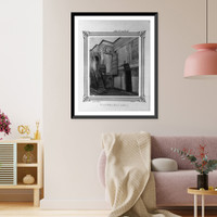 Historic Framed Print, [A section of the minbar inside of the Kariye Camii (mosque)].Abdullah Fr&egrave;res, Phot., Constantinople.,  17-7/8" x 21-7/8"