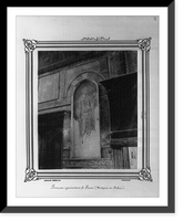 Historic Framed Print, [A section of a door inside of the Kariye Camii (mosque)].Abdullah Fr&egrave;res, Phot., Constantinople.,  17-7/8" x 21-7/8"