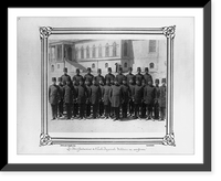 Historic Framed Print, [The infantry student in uniform at the Imperial Military Academy].Abdullah Fr&egrave;res, Phot., Constantinople.,  17-7/8" x 21-7/8"