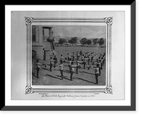 The students at the Imperial Military Academy doing a sword drill.Abdullah Fr&egrave;res, Phot., Constantinople, Antique Poster