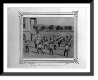 The students at the Imperial Military Academy doing a sword drill.Abdullah Fr&egrave;res, Phot., Constantinople. - 4, Antique Poster