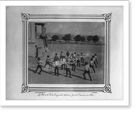 The students at the Imperial Military Academy doing a sword drill.Abdullah Fr&egrave;res, Phot., Constantinople. - 6, Antique Wall Art