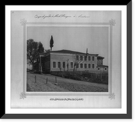 Historic Framed Print, [The Nizamiye Police Station in the vicinity of Nuhkuyusu in &Uuml;sk&uuml;dar],  17-7/8" x 21-7/8"