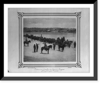 Position of the First Battalion of the Fire Brigade ready to leave for a fire.Abdullah Fr&egrave;res, Phot., Constantinople, Antique Wall Art