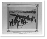 Position of the Second Battalion of the Fire Brigade ready to leave for a fire.Abdullah Fr&egrave;res, Phot., Constantinople, Vintage Wall Art