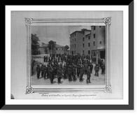 Position of the Second Battalion of the Fire Brigade doing various exercises.Abdullah Fr&egrave;res, Phot., Constantinople. Classic, Antique Wall Art