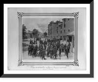 Position of the Second Battalion of the Fire Brigade drilling as if at a fire.Abdullah Fr&egrave;res, Phot., Constantinople, Antique Poster