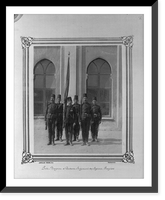 The Fire Brigade Standard Bearer with Guards.Abdullah Fr&egrave;res, Phot., Constantinople, Antique Print