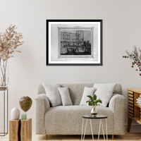 Historic Framed Print, [Gymnastic exercises, Dar&uuml;ssafaka].Constantinople, Abdullah Fr&egrave;res.,  17-7/8" x 21-7/8"