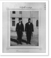 Historic Framed Print, [Two musketeers from the Navy Batallion],  17-7/8" x 21-7/8"